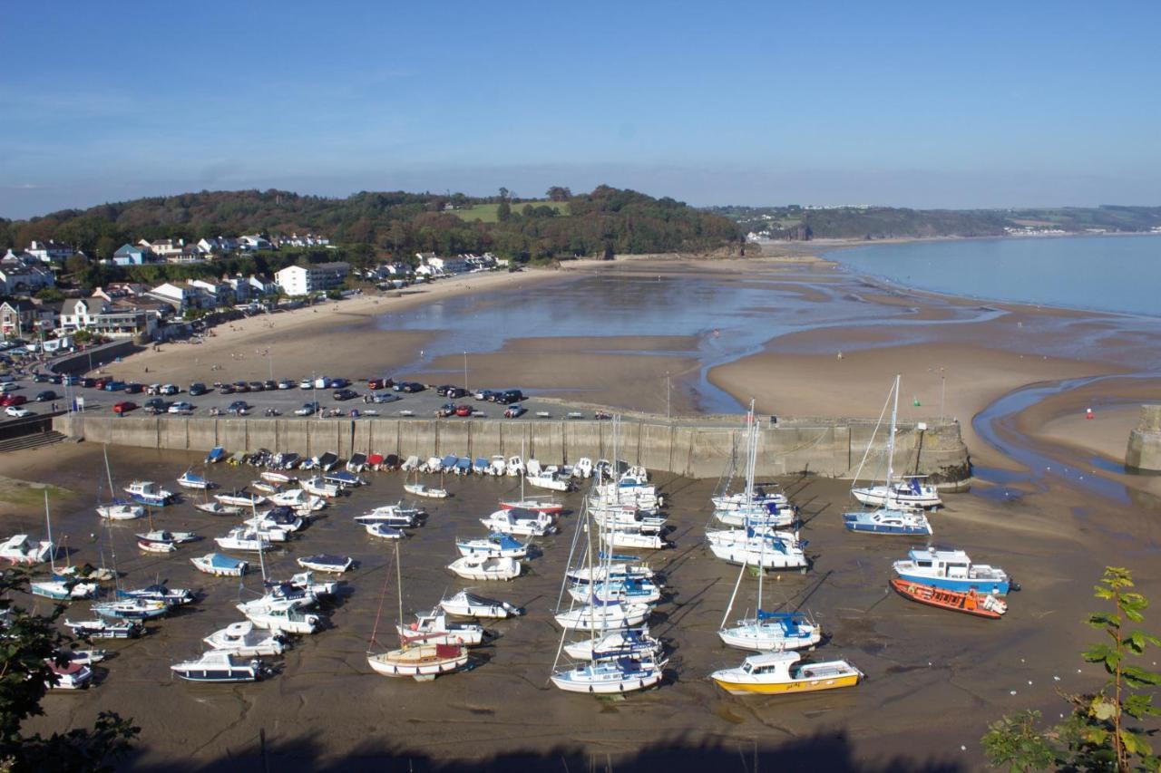 Beach House With Sea Views Over Saundersfoot Bay Exterior foto