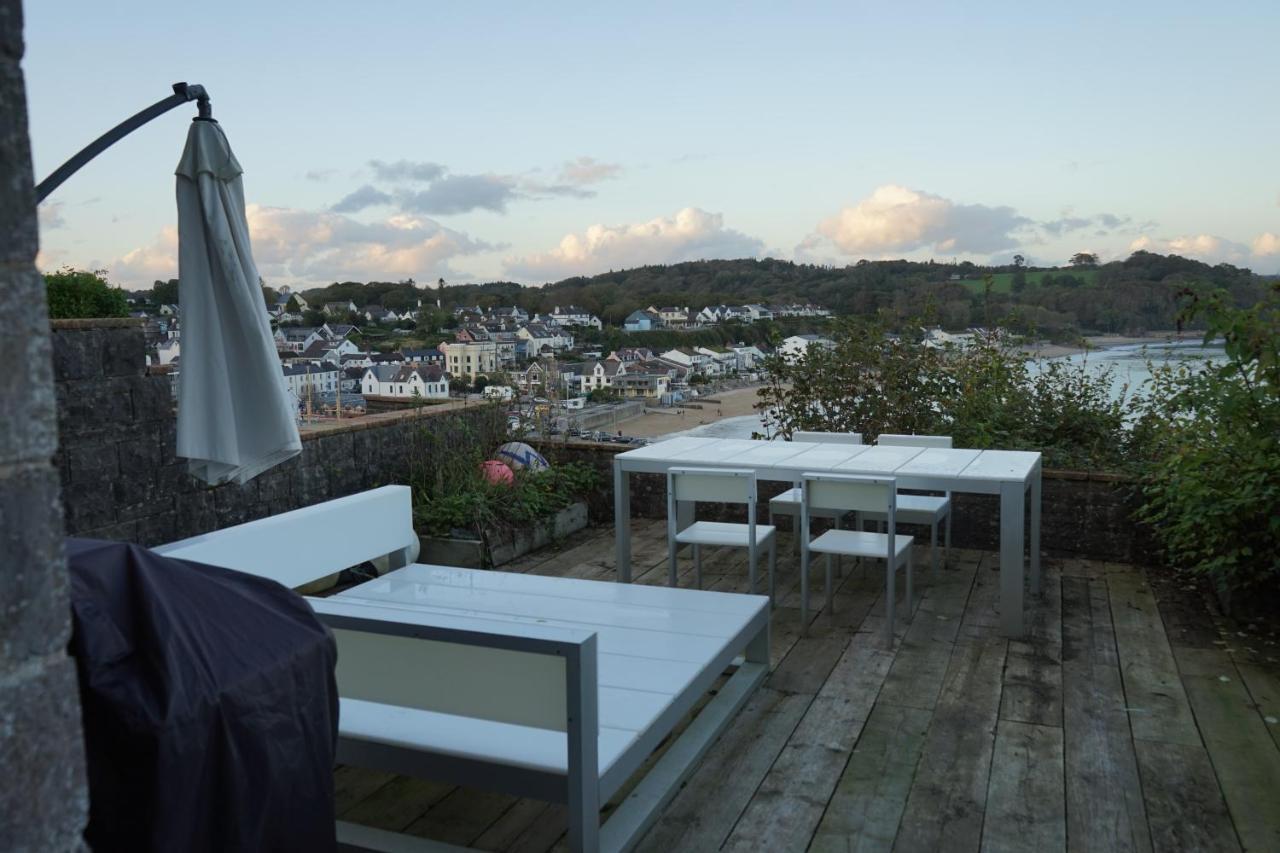 Beach House With Sea Views Over Saundersfoot Bay Exterior foto