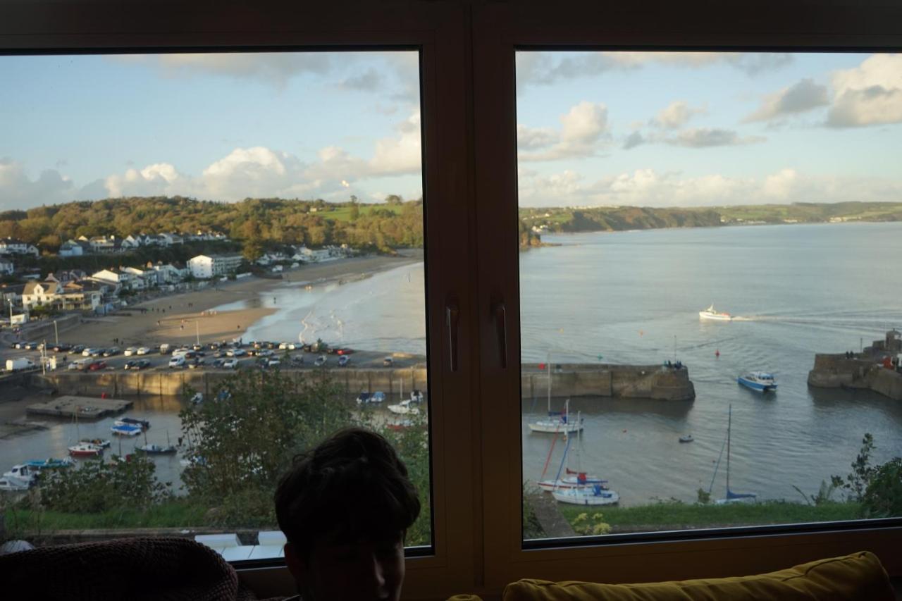 Beach House With Sea Views Over Saundersfoot Bay Exterior foto